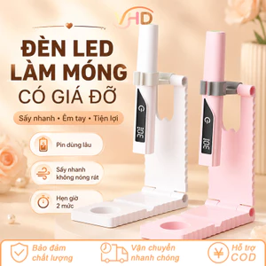 Đèn Hơ Gel Mini 1 Ngón – Tích Điện, Có Màn Hình LED – 2 Chế Độ Hẹn Giờ, Sấy Nhanh – Cầm Tay Di Động, Không Đen Tay