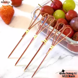 Que đánh răng NORDICLIFE, Que xiên trang trí cocktail tre, 100 cái / túi Cocktail tre thân thiện với môi trường