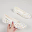 Baotou Giày Sandal Nữ Mặc Ngoài Thời Trang Thường Ngày Phù Hợp Với Giày Y Tá Rỗng Hoa Đế Mềm Bơm