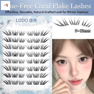 Lông mi giả uốn cong phong cách Pháp C - Hình dạng san hô mùa đông Sợi tổng hợp tự nhiên