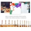 BEABOUT 12 Chiếc Bàn Chải Gỗ Thông Nylon, Tóc Nylon Kích Thước Các Loại Bàn Chải Tranh Treo Tường, Đầu Bàn Chải Phẳng Tay Cầm Gỗ Thông Sử Dụng Nhiều Cảnh Bàn Chải Làm Sạch Bụi Lớp Phủ Sắc Tố Nghệ Thuật