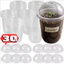 10 / 20 / 30 CÁI - Chậu ươm trong suốt Hạt giống Bắt đầu trồng trọt Cốc có nắp thoáng khí Chậu hoa Mini Cốc làm vườn