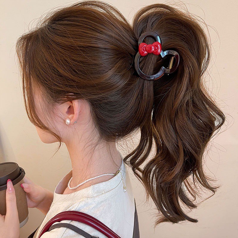 Kẹp Tóc Chuột Minnie Dễ Thương Kẹp Tóc Nữ Cá Mập