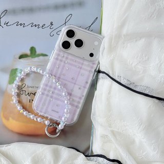 Ốp lưng cứng Tương thích với iPhone 13 14 14Pro 14ProMax 15 15Pro 15ProMax 16 16Pro 16ProMax 17 17Pro 17ProMax Ốp lưng họa tiết hình ngôi sao ca rô màu tím
