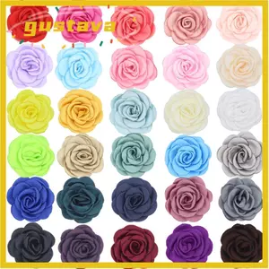 GUSTAVA Vải Hoa Nhân Tạo, Hoa Hồng Satin Hoa Camellia Trang Trí, Phụ Nữ Handmade Pin Lụa Tóc Phụ Kiện Quần Áo Phụ Kiện