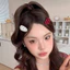 Mới Dễ Thương Chấm Bi Mỏ Vịt Kẹp Tóc INS Tối Giản Bên Nổ Kẹp Tóc