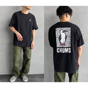 Chất Lượng Cao CHUMMS Chim Ngoài Trời Mới Lưng Lớn LOGO Cổ Tròn Đường Phố Hợp Thời Trang Tay Ngắn TEE Áo Sơ Mi Nam0515