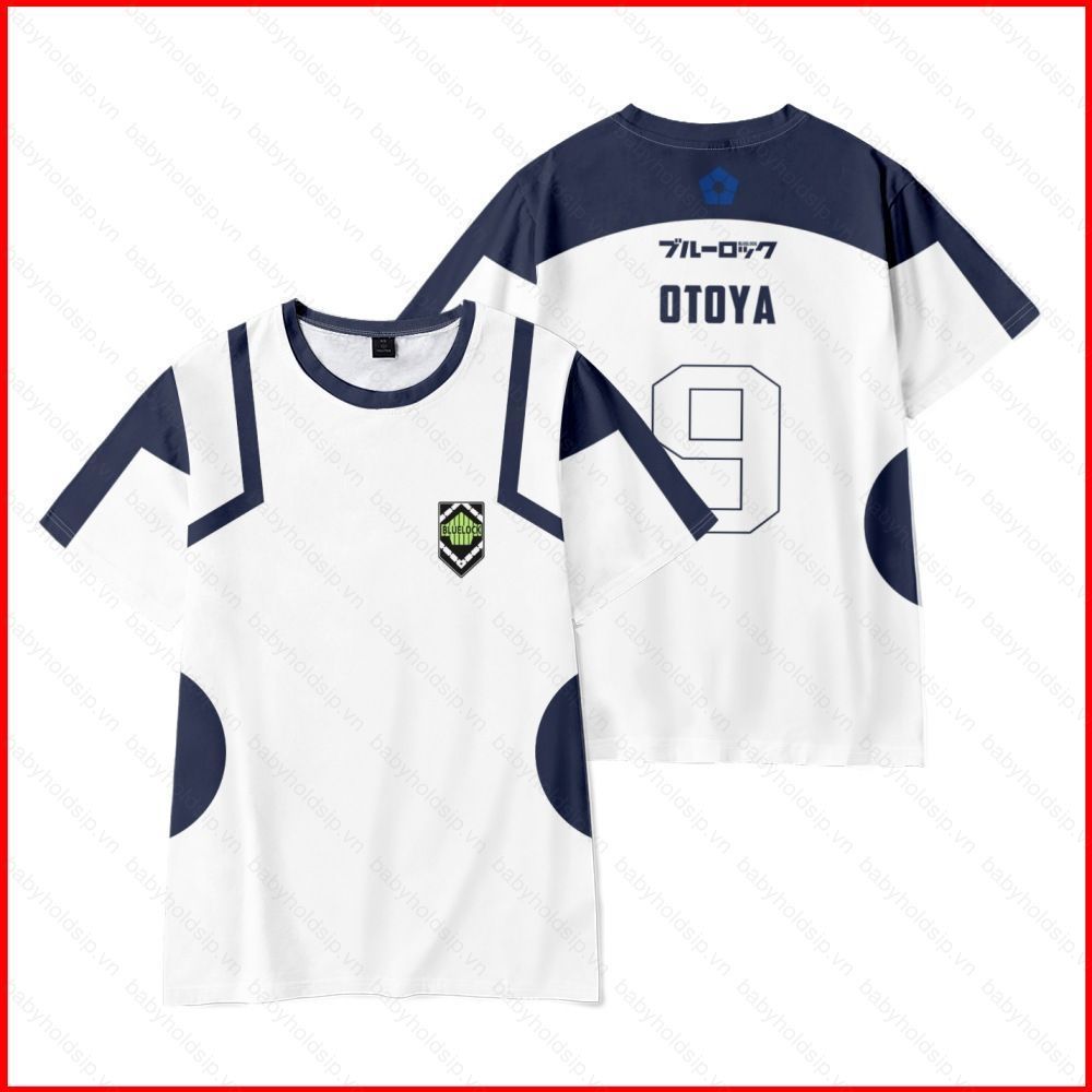 BS1 BLUE LOCK jersey Bachira Meguru Seishiro Nagi Áo thun anime tay ngắn hàng đầu cosplay vải SB1