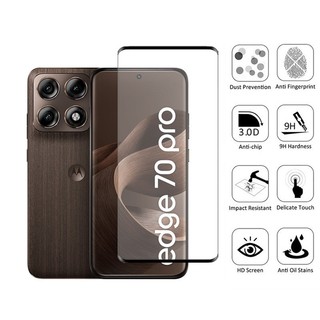 Kính cường lực bảo vệ màn hình 2 trong 1 cho Motorola Moto edge 70 Pro Fusion + 60 Fusion Signature 5G & Phim ống kính máy ảnh