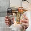 JCSYFAC 330ml 620ml Bình Nước Nhựa Di Động Cốc Thể Thao Sáng Tạo Có Dây Đeo Cho Phòng Tập Gym Cắm Trại Ngoài Trời Mới