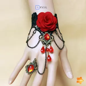 Găng tay Steampunk cổ điển dành cho nữ Vòng đeo tay Vòng đeo tay nữ Phụ kiện trang sức Vòng tay Victoria Trang phục Ren Handwear mới