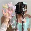 2 Chiếc Công Chúa Bé Gái Gạc Bướm Kẹp Tóc Ngọc Trai sel Braid Kẹp Tóc Ngọt Ngào Trẻ Em Lễ Hội Trang Phục Phụ Kiện Tóc Mới