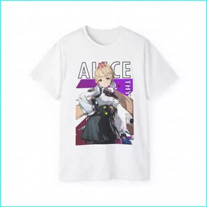 SY3 Alice Zenless Zone Zero Áo thun Anime Fan Tee tay ngắn 110cm-6XL YS3