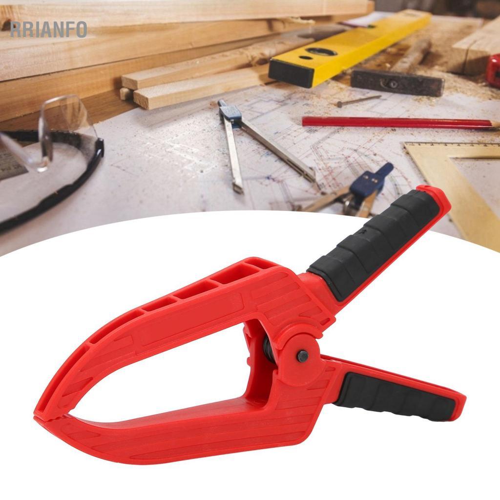 rrianfo Kẹp lò xo mũi phẳng dài cố định nylon, phụ kiện chế biến gỗ dùng dán bảo đảm, mở 2 inch 50MM