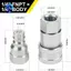 Phụ kiện khớp nối kết nối nhanh thủy lực 2 bộ Khớp nối NPT1 / 4 có nắp bụi