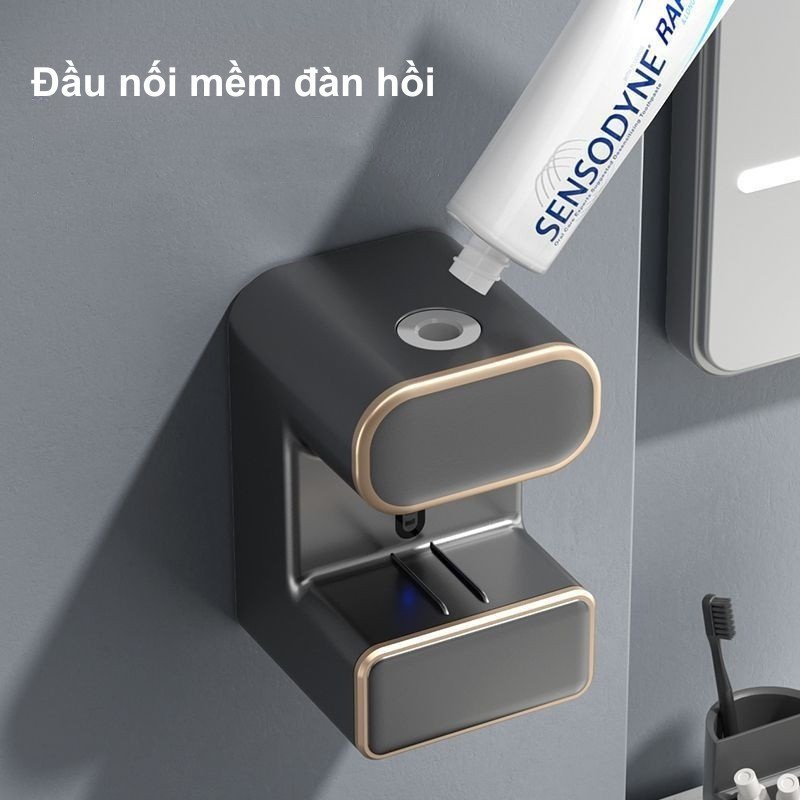 Máy tiệt trùng bàn chải đánh răng UV KLS-958, cảm biến thông minh, bộ phân phối kem đánh răng tự động