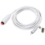 Cáp gọi y tá RCA, 3 mét, Đầu nối Phono, Nút gọi khẩn cấp có kẹp ga trải giường, cho giường bệnh viện, Nhà điều dưỡng, Chăm sóc người cao tuổi, Phòng khám