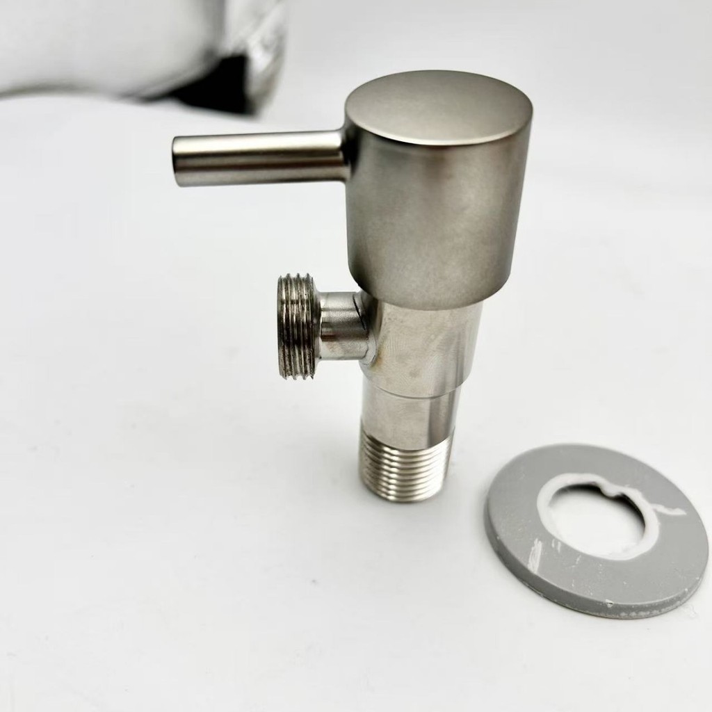 Van tam giác bằng thép không gỉ DN15 Van chặn nước hình bát giác Máy nước nóng nóng lạnh 4 điểm Van góc chịu áp suất cao26051810