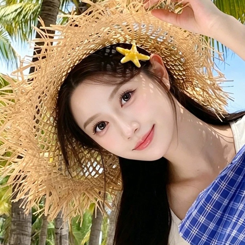 Kẹp Tóc Mặt Nhỏ Thời Trang Phong Cách Mới Nữ Ngôi Sao Kẹp Tóc