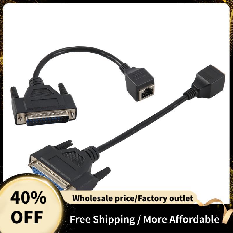 Bộ chuyển đổi dây tín hiệu ILDA sang RJ45- Bộ kết nối nam / nữ DB25 Mạng tương thích cáp LDA sang Ethernet