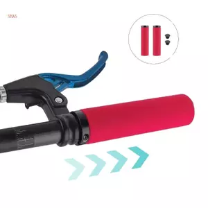 Shas 1 Cặp Tay Cầm Hấp Thụ Sốc Mềm Thanh Bao Chống Trơn Trượt Xốp Xe Đạp Tay Cầm Tay Cầm