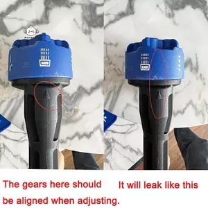 Maybest 1Pc 6 in1 Vòi phun làm sạch áp suất cao đa chức năng cho chậu rửa nước áp suất cao Phụ kiện rửa xe ô tô {VN}