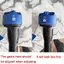 Maybest 1Pc 6 in1 Vòi phun làm sạch áp suất cao đa chức năng cho chậu rửa nước áp suất cao Phụ kiện rửa xe ô tô {VN}