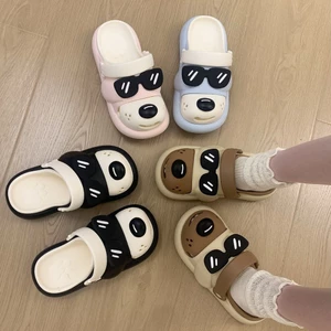 2026 Phong Cách Mới Nữ Tính Hoạt Hình Dễ Thương Dopamine Puppy Hole Giày Nữ Thời Trang Phù Hợp Với Baotou Dép