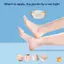 8 Miếng Thạch Cao Vỉ Hydrocolloid Kích Thước Hỗn Hợp Gel Chân Ngón Chân Chăm Sóc Đau Mềm Mại Và Linh Hoạt Cho Hoạt Động Ngoài Trời Mới