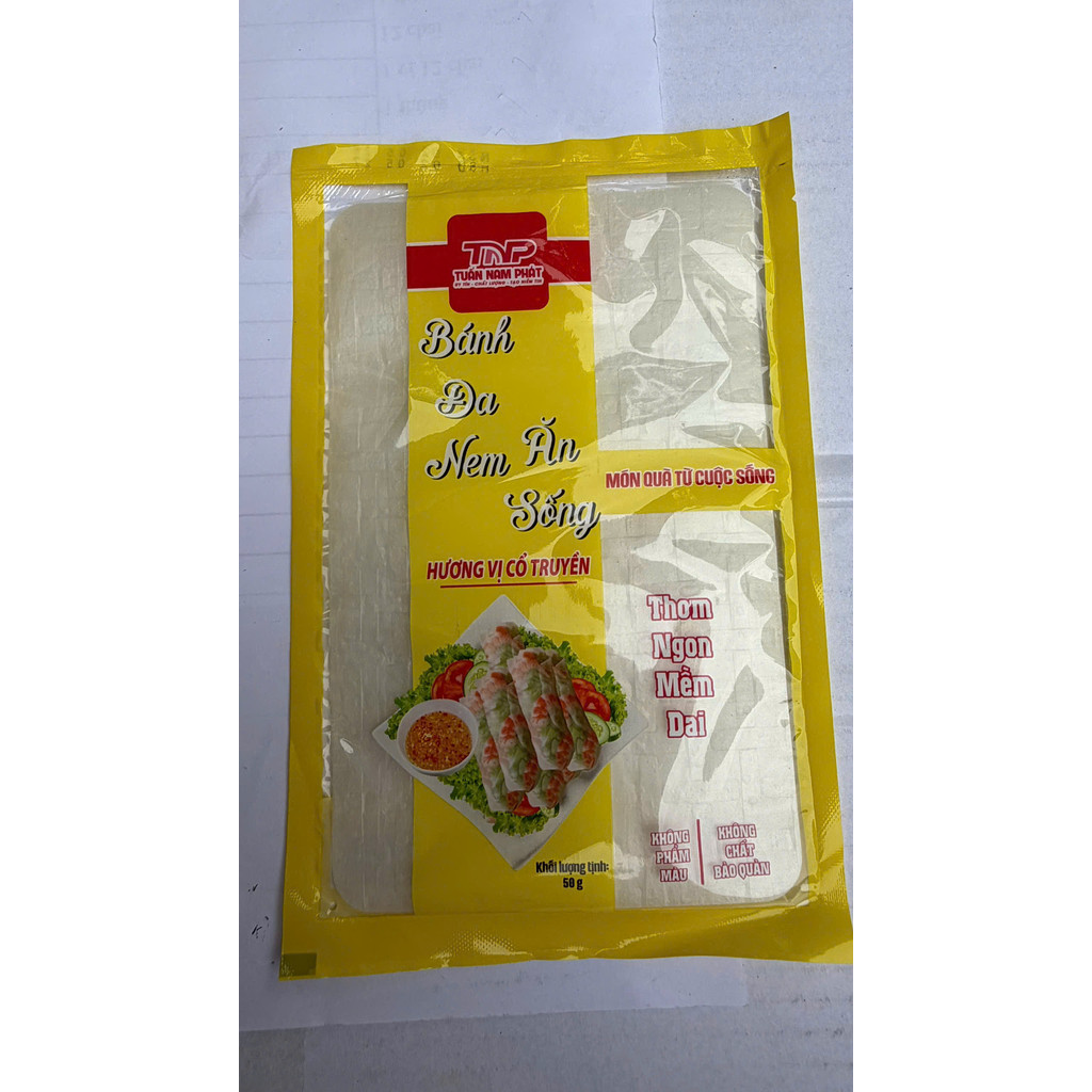 Combo Bánh Đa Nem Ăn Sống - Cuốn Gỏi TUẤN NAM PHÁT (mỗi gói 20 lá)