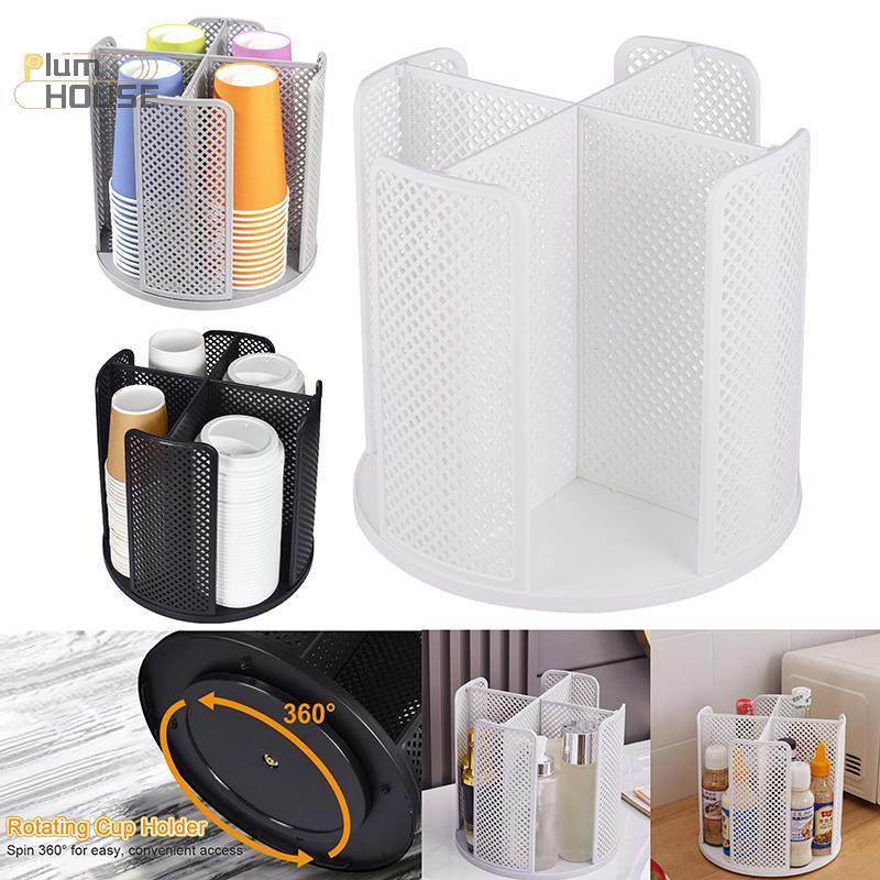 Mai 360° Xoay Dùng Một Lần Cốc Và Nắp Đựng Giấy Cà Phê Latte Cốc Đựng Giá Để Đồ Người Tổ Chức Cốc Cho Nhà Bếp VN