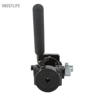 VBESTLIFE Đầu chân máy quay video Di động ổn định Hợp kim nhôm giảm chấn Thiết kế toàn cảnh với tay cầm có thể tháo rời Tấm tháo nhanh cho giao diện 3/8 inch