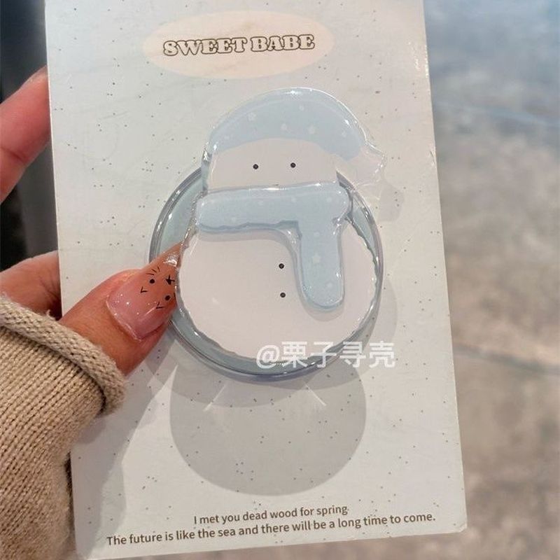 Ba Chiều Little Snowman Từ Tính Apple 16promax Ốp Lưng Điện Thoại 15 / 13 / 14Plus / 12 Nữ 11 Mềm 8 Dễ Thương xs