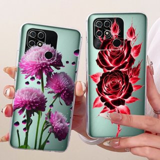 Ốp Lưng Cho Xiaomi Redmi 10A 10C Bao Rồng Sang Trọng Trong Suốt Silicon Mềm TPU Dành Cho Redmi 10 Power Redmi10C Redmi10A Vỏ