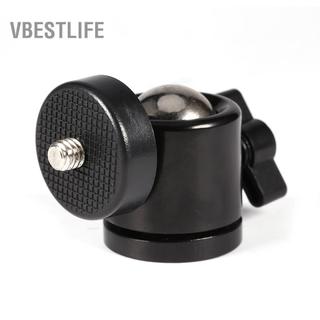VBESTLIFE Đầu bóng xoay 360 độ Giá đỡ đầu bi mini cho chân máy ảnh 1/4 Giá đỡ đèn flash 3/8
