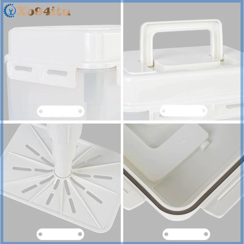 XOITU 5L Kimchi Press Hộp đựng dưa chua cho Gherkin Sauerkraut Kimchi Hộp đựng và lên men Tổ chức VN