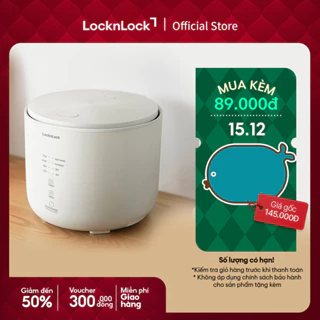 Nồi cơm điện đa chức năng LocknLock Bianco Donggeurami rice cooker 1L- Màu ngà EJR334IVY