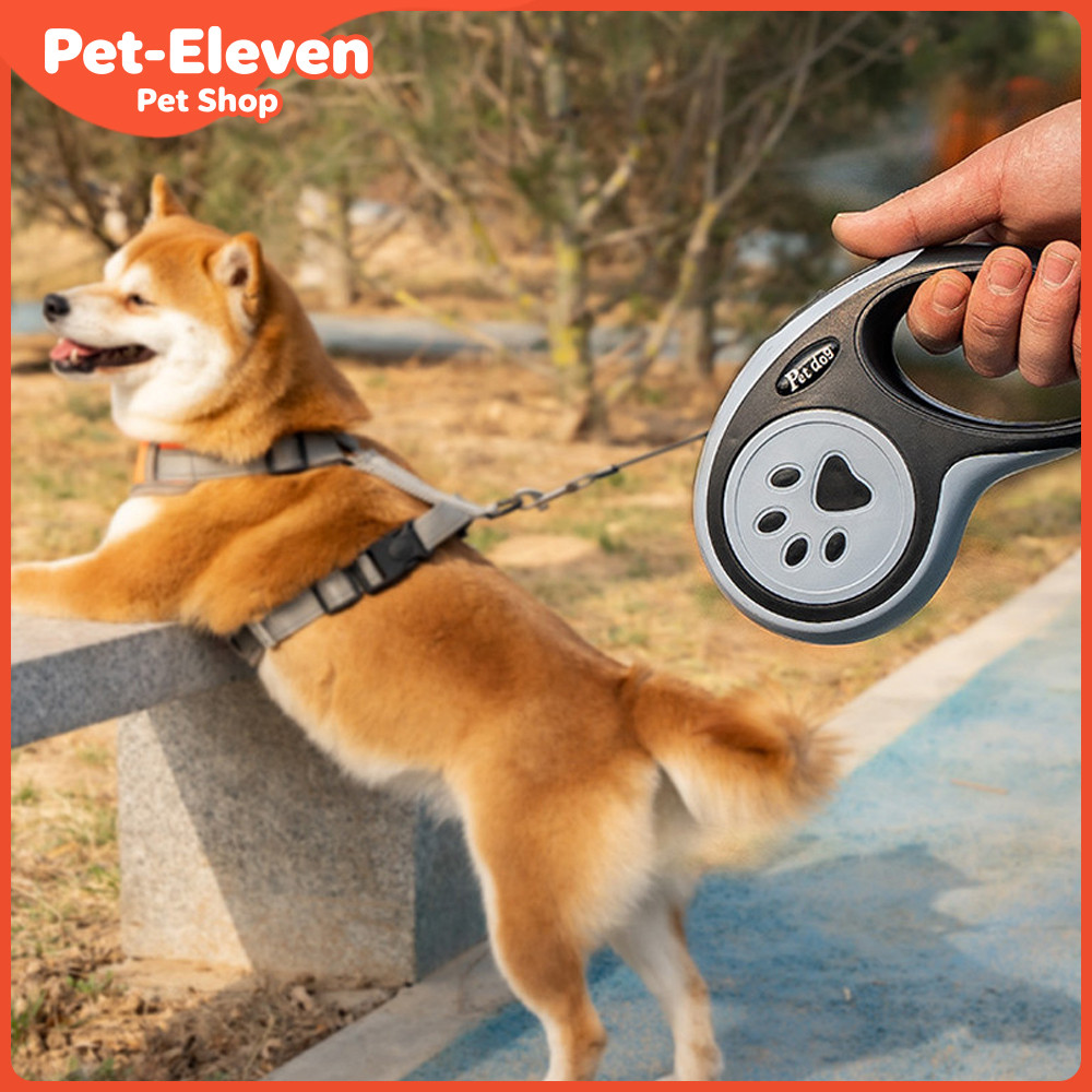 [Pet-Eleven] Dây xích tự động cho thú cưng Dây xích chó có thể thu vào Dây xích đi bộ cho chó có thể thu vào Dây xích thú cưng phổ thông Dây xích đi bộ cho chó Dây xích Teddy Bichon Corgi