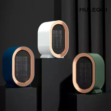 Máy sưởi quạt PTC điện HULEQI, Máy sưởi quạt để bàn bằng gốm di động, Mini có bộ điều nhiệt Máy sưởi ấm gia đình cho văn phòng tại nhà mùa đông