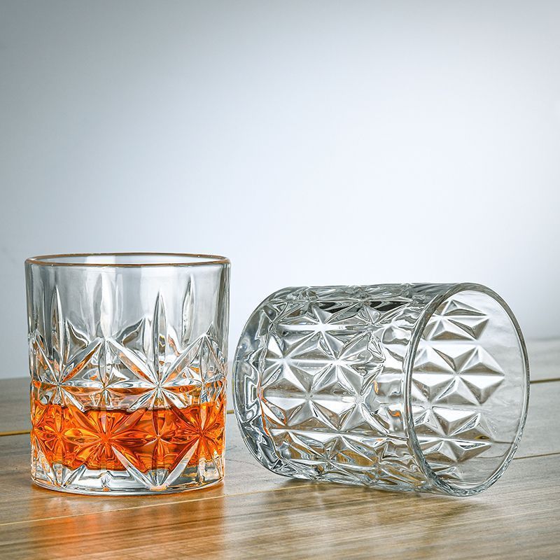 🔥Whisky Thanh Thủy Tinh Sáng Tạo Thủy Tinh Hộ Gia Đình Cocktail Thủy Tinh Rượu  Thủy Tinh O1QS