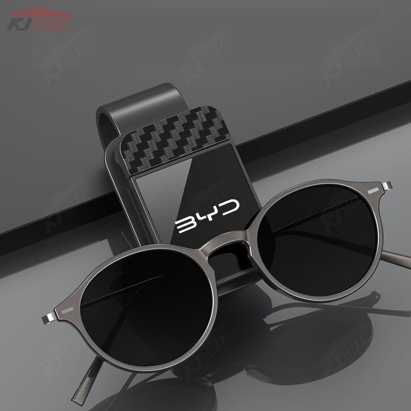 BYD Gương Kính Kẹp Tấm Che Nắng Ô Tô Thẻ / Vé Họa Tiết Carbon Bảo Quản Cho Atto 3 Cá Heo Seal