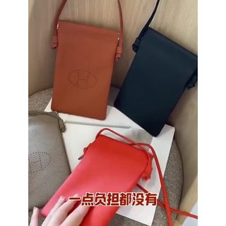 Túi đựng điện thoại di động Mini bằng da thật dành cho nữ Túi đeo vai nhỏ nhẹ mới