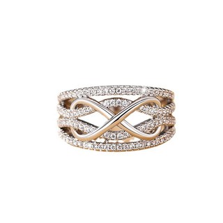 Nhẫn Zircon Bạc S925 Trang Sức Thời Trang Đơn Giản Quà Tặng Nữ