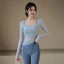 Với Miếng Lót Ngực Quần Áo Tập Yoga Nữ Lưới Khâu Nhanh Khô Thể Thao Top Cao Cấp Pilates Tập Luyện Quần Áo Thể Dục