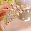 Ánh Sáng Sang Trọng Hợp Kim Lily Của Thung Lũng Tua Rua Kim Cương Lấy Kẹp Lưng Đầu Tóc Kích Thước Lớn Kẹp Tóc Cá Mập Kẹp Tóc Mũ Đội Đầu