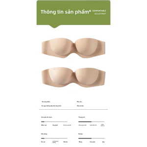 Áo ngực quây Sử dụng thiết kế yếm để che thân, nâng và đùn ngực nhỏ, sử dụng nhẫn thép tích hợp, miếng đệm dưới cùng mỏng hơn, miếng đệm dưới đáy dưới dày hơn.