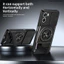 Giáp Xoay Ống Kính Trượt Funda Cho Motorola Moto G06 4G Ốp Lưng Vòng Từ Tính Dành Cho Motorola G06 Power 4G Ốp Lưng Chân Đế