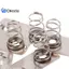 10 chiếc / 21x9mm Pin kim loại thay thế Tấm tiếp xúc lò xo Khe bạc Đẹp