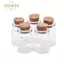 PNPIA- 10 Chiếc Mini Kính Chúc Chai Có Nút Chai Trang Sức Hạt Hộp Đựng Trang Trí DIY