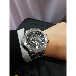 Đồng Hồ Nam Dây Thép Casio G-Shock G-Steel GST-B100D-1A Bluetooth | Năng Lượng Mặt Trời | GST-B100D-1ADR